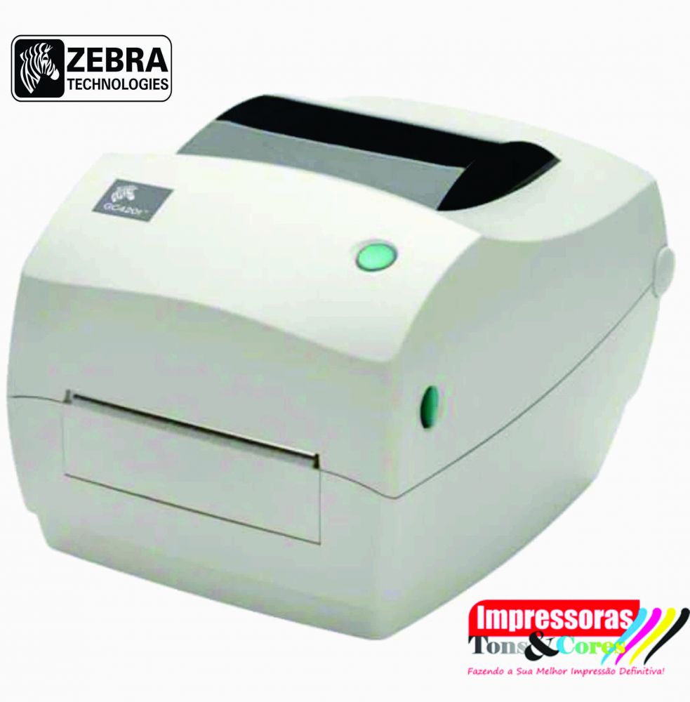 Impressoras Tons E Cores Impressora De Código Barra Etiqueta Térmica Gc420t 203 Dpi Zebra 2656